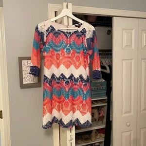 My Michelle Girls Chevron Dress